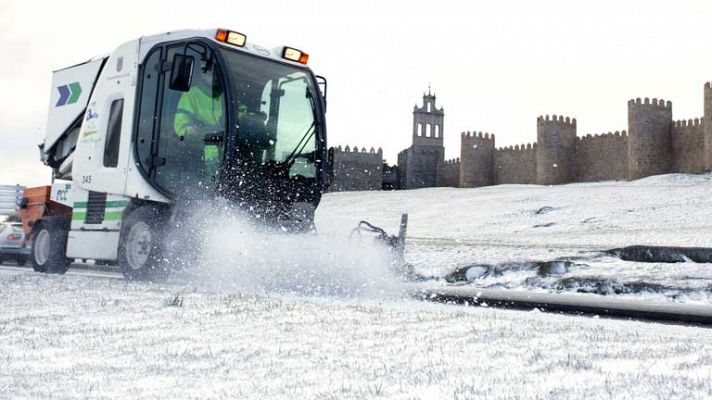 20 provincias en alerta por nieve