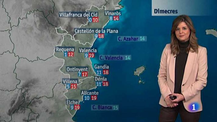 L'informatiu - Comunitat Valenciana - El tiempo en la Comunidad Valenciana - 11/02/14