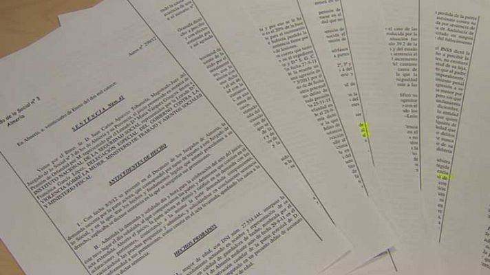 Telediario 1 - Pensión de orfandad completa