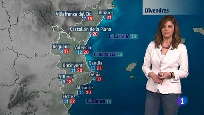 L'informatiu - Comunitat Valenciana - El tiempo en la Comunidad Valenciana - 13/02/14