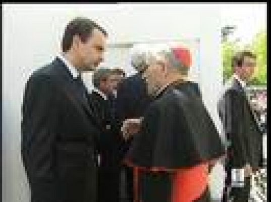 Zapatero recibe a Rouco en Moncloa