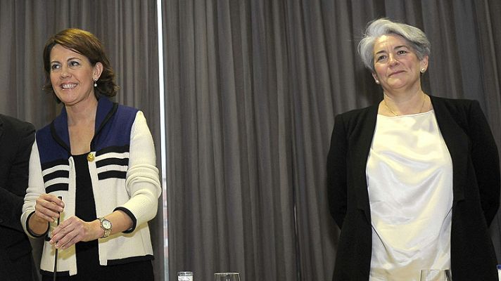 Telediario 1 - Barcina respalda a su consejera