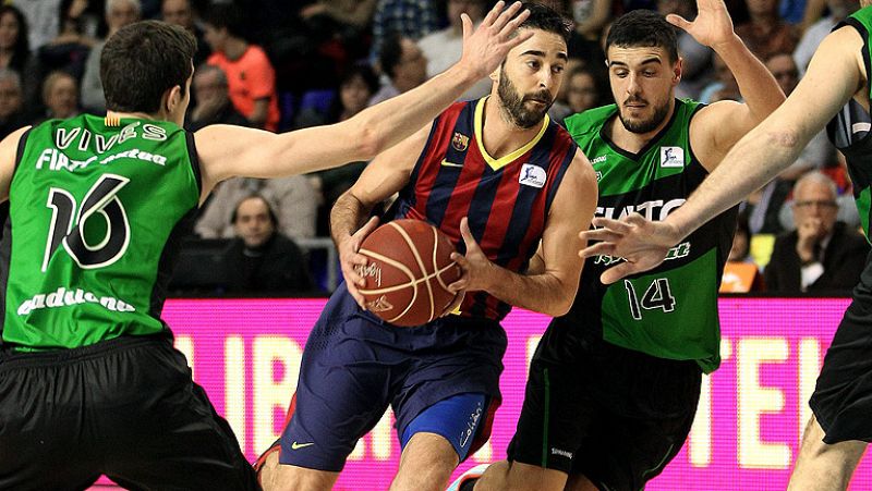 El Barcelona ha derrotado al FIATC Joventut a pesar del acierto triplista de la 'Penya'. Por su parte, el Valencia sigue la estela del Real Madrid al conseguir una victoria sobre el Gipuzkoa Basket.