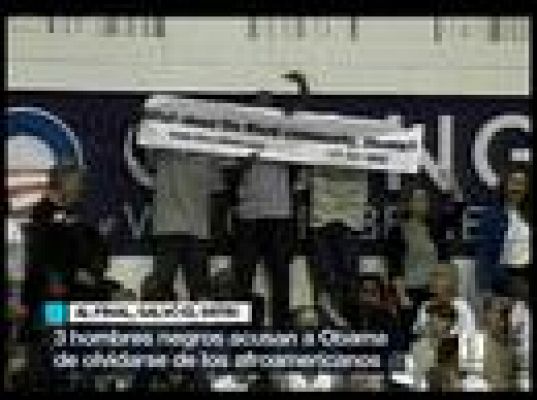  - Interrumpen un mítin de Obama