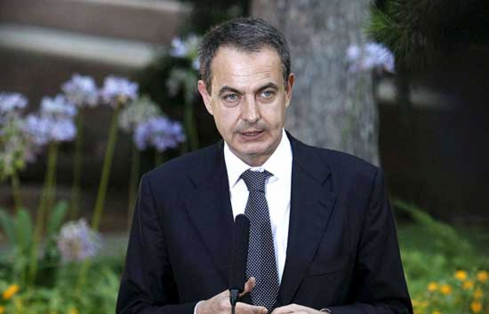 Comparecencia íntegra de Zapatero en el palacio de Marivent.