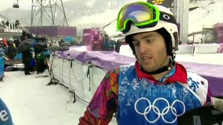  - Lucas Eguibar: "Cuando la nieve está así, te puedes caer fácilmente"