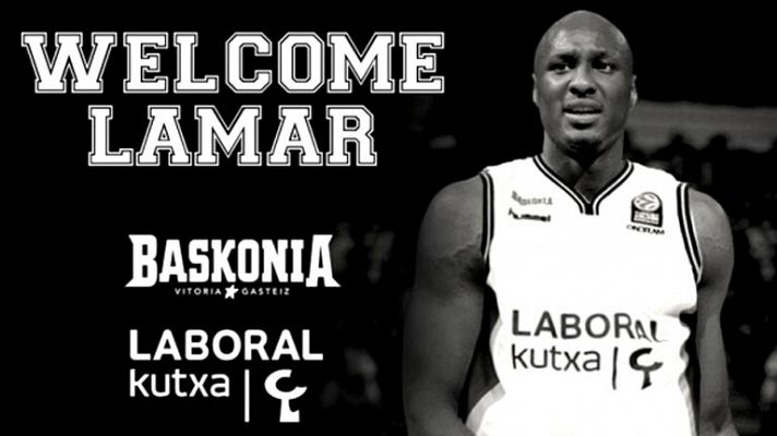 Telediario 1 - El Laboral Kutxa ficha a la estrella de la NBA Lamar Odom para dos meses