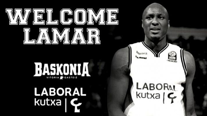 El Laboral Kutxa ficha a la estrella de la NBA Lamar Odom para dos meses