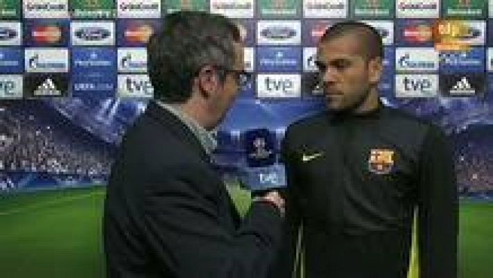 Alves: "El resultado podía haber sido un poquito mejor"