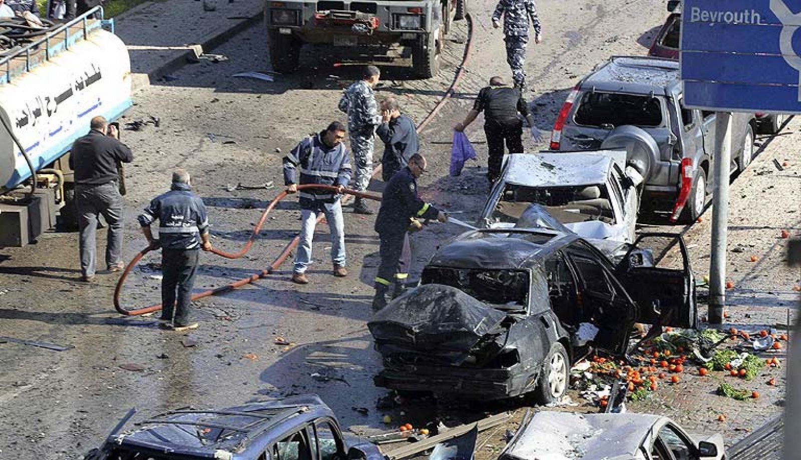 Doble atentado en un barrio chií en Beirut 