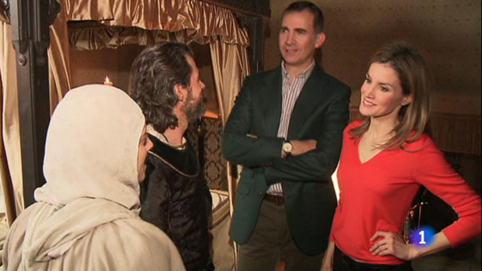 TD1 - Los Príncipes de Asturias, en el rodaje de Isabel - Isabel | Ver