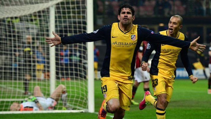 Champions League - Costa aprovecha su fortaleza en un córner (0-1)