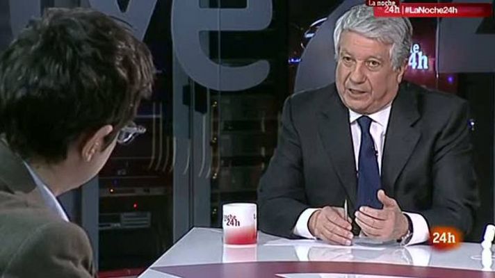La noche en 24h - Arturo Fernández, vicepresidente de la CEOE: "Los empresarios no tenemos que meternos en política"