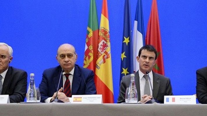 Telediario 1 - Grabación de la tragedia de Ceuta