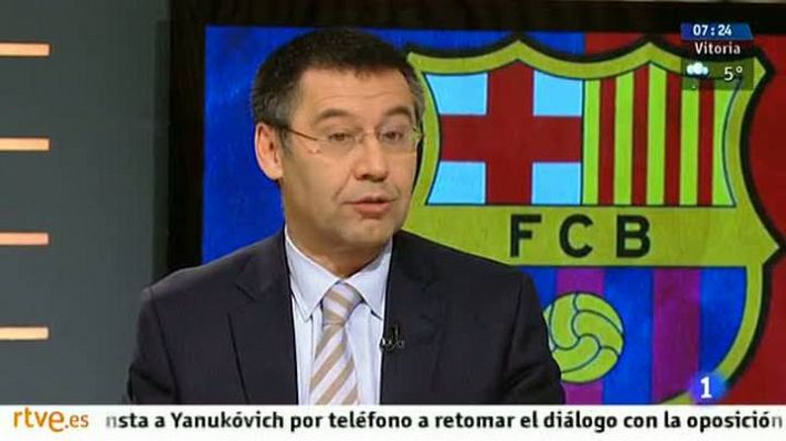 Informativo 24h - Bartomeu: "El fichaje de Neymar es totalmente legal"