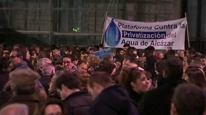 Telediario 1 - Tensión en Alcázar de San Juan