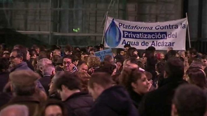 Telediario 1 - Tensión en Alcázar de San Juan