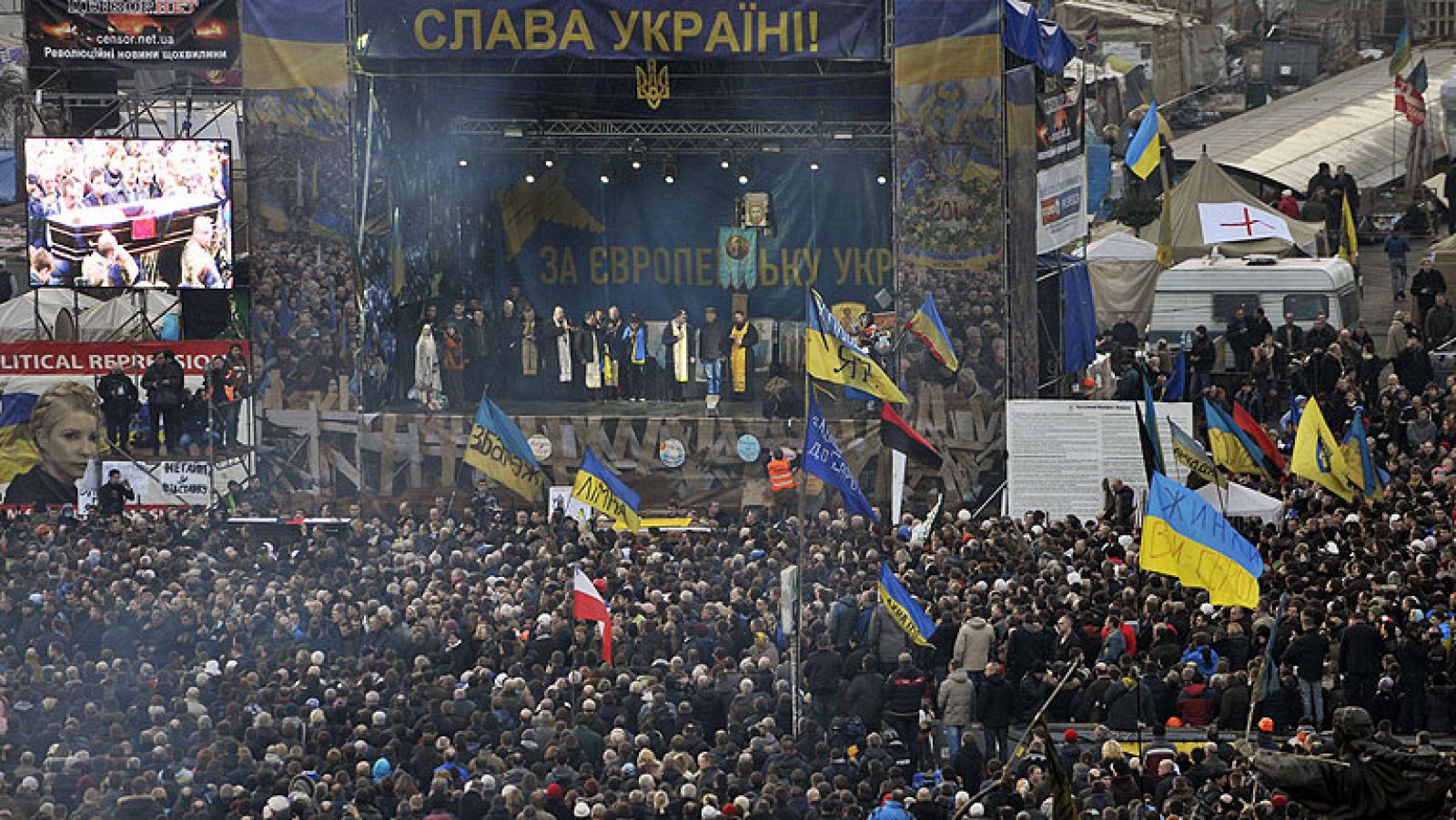 Telediario 1: Yanukóvich y la oposición firman un acuerdo para adelantar las elecciones | RTVE Play
