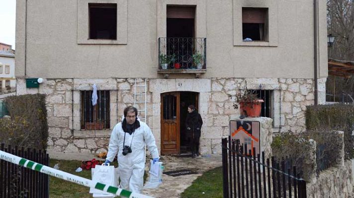 Incendio en una casa rural