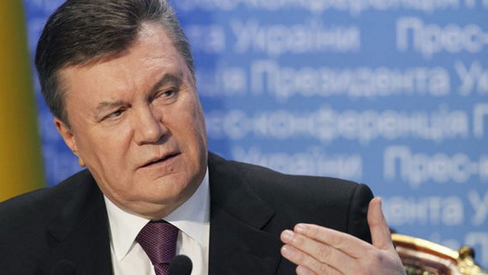 Telediario 1: Yanukóvich niega que vaya a dimitir y denuncia un golpe de Estado en Ucrania | RTVE Play