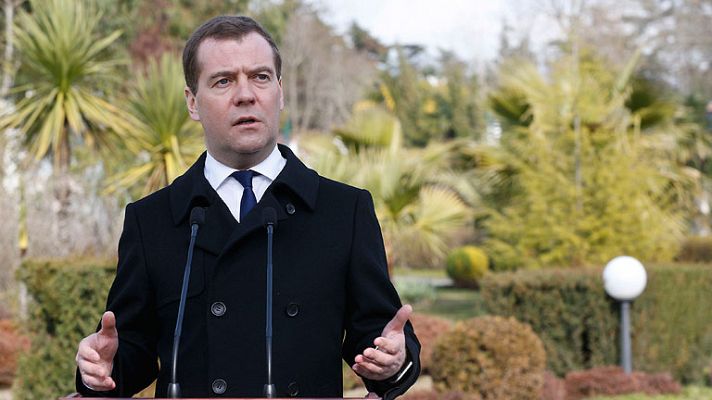 Telediario 1 - Rusia cuestiona la legitimidad de las nuevas autoridades de Ucrania