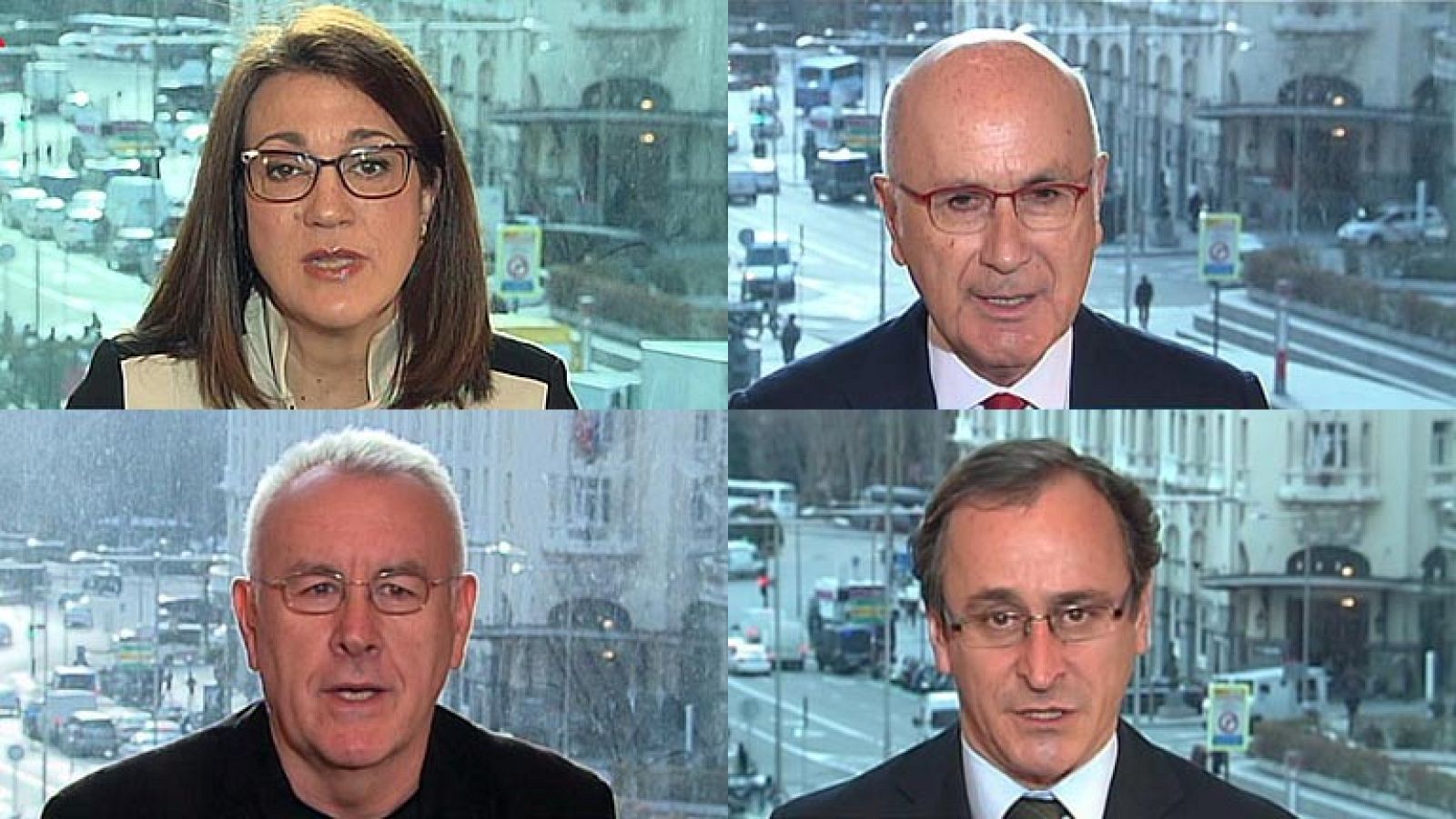 PSOE, IU y CiU pedirán explicaciones sobre reforma laboral, inmigración y Cataluña; el PP insistirá en la mejora económica - Los desayunos | Ver