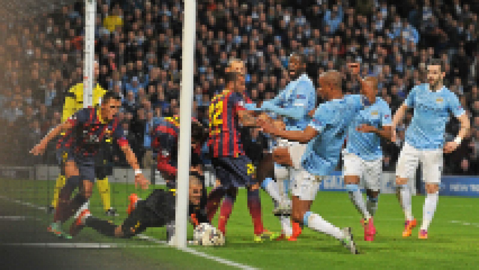 Champions 2014: Manchester City - Barcelona (Desde otro punto de vista) | Ver