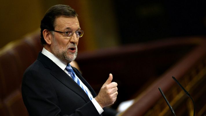 Rajoy en el debate del estado 