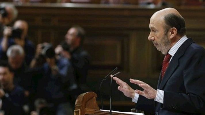 Debate sobre el Estado de la Nación - Rubalcaba en el debate del estado