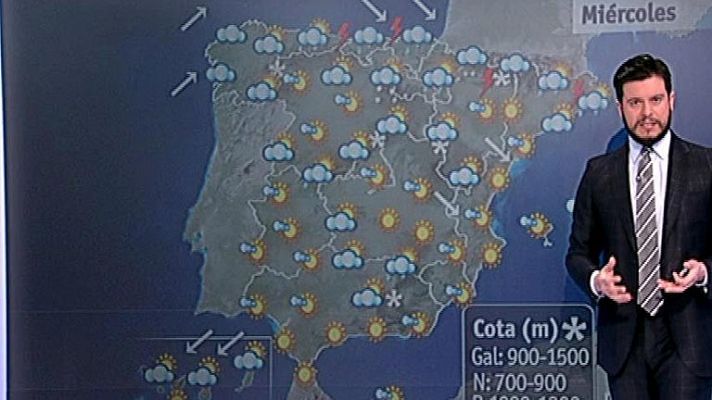 El tiempo - Jornada inestable y fría