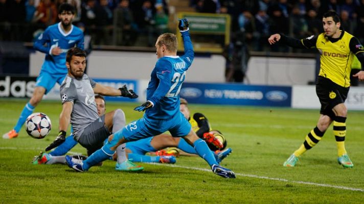 El Dortmund asalta el campo del Zenit