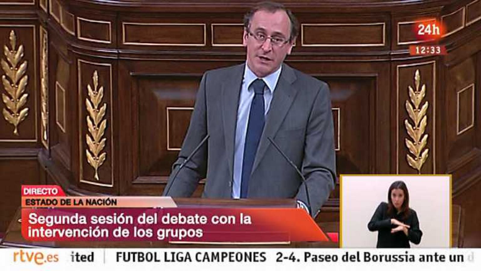 Debate sobre el Estado de la Nación: Debate sobre el estado de la Nación 2014 - Alfonso Alonso, PP | RTVE Play