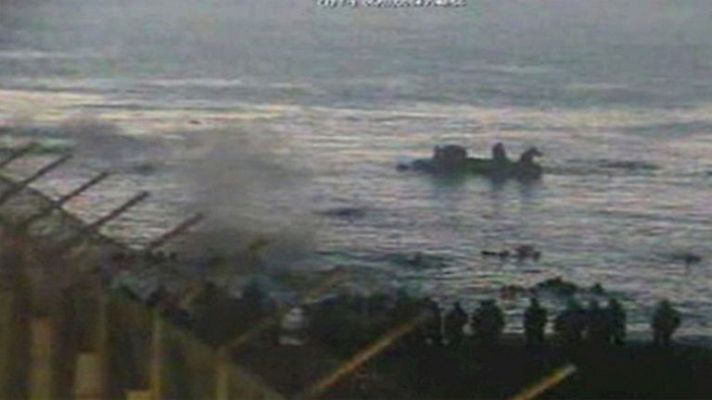 Telediario 1 - Tragedia de Ceuta