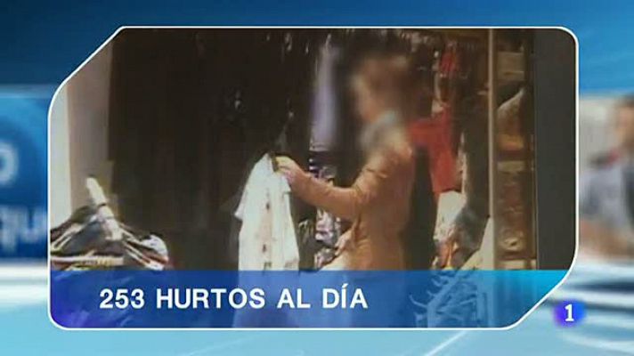 Telediario 1 - Cómo actúan los carteristas en Barcelona