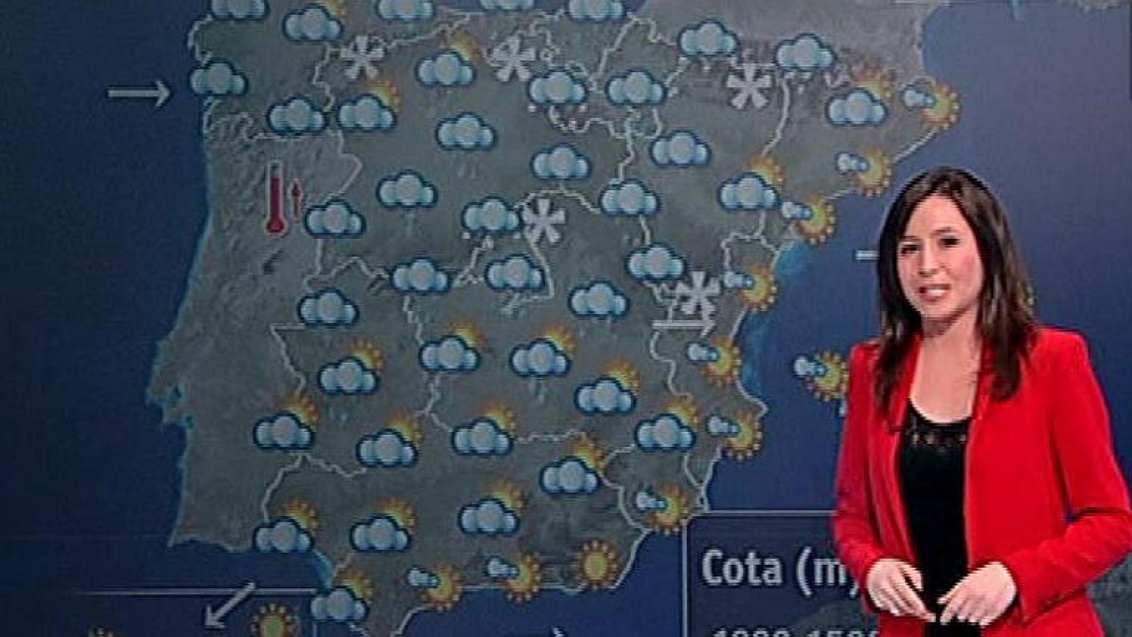 Nuevo frente por el noroeste, pero con pocas lluvias