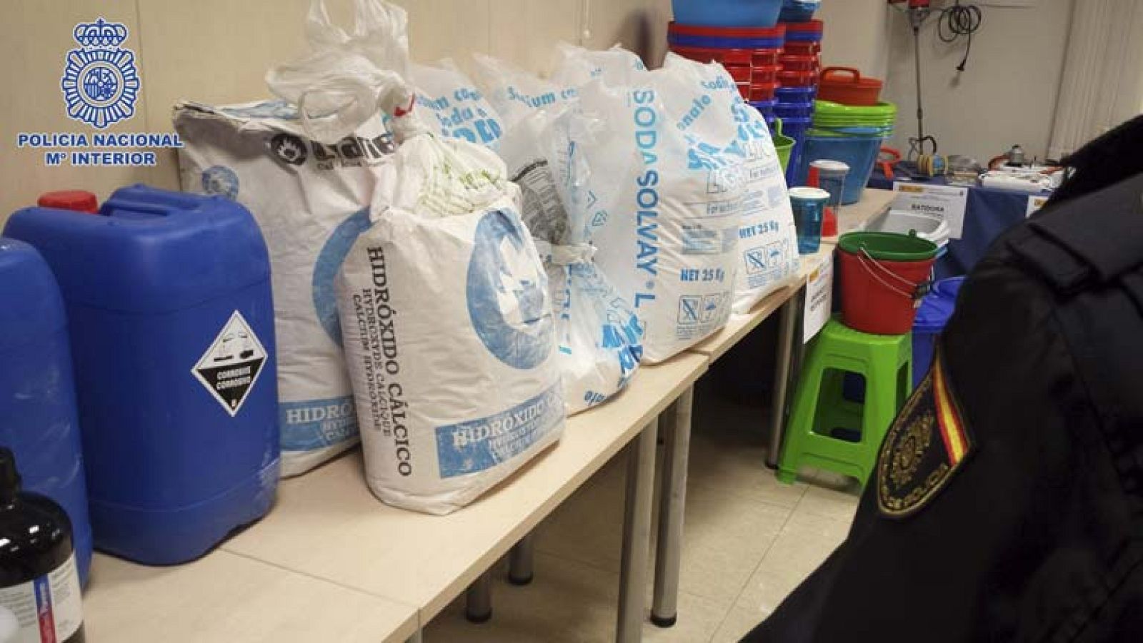 La policía desmantela un laboratorio en el que se transformaba morfina en heroína en Cuenca