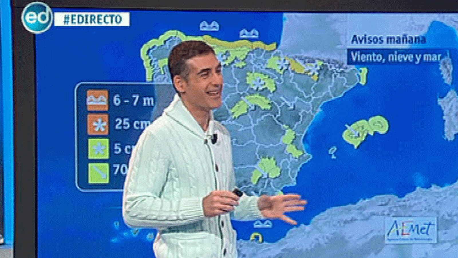 Nuestro hombre del tiempo nos trae la previsión para los próximos días