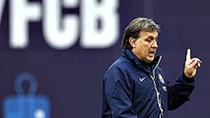 Telediario 1 - Martino: "La reacción del equipo ante el Almería será inmejorable"