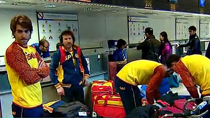 Telediario 1 - El equipo paralímpico español, preparado para los Juegos de Sochi