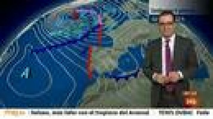 El tiempo - Precipitaciones débiles o moderadas en gran parte de la Península