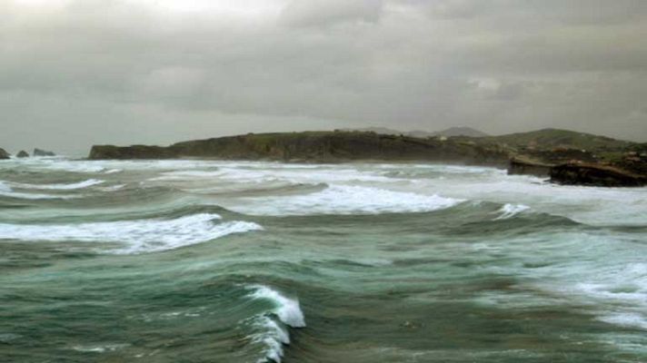 El tiempo - Lluvias fuertes en el cantábrico oriental y nieve en los Pirineos