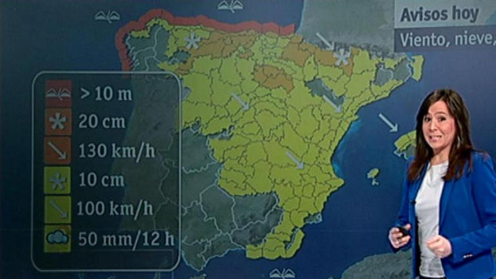 El tiempo: Alerta roja en la costa gallega y la cornisa cantábrica por fuertes vientos y oleaje | RTVE Play