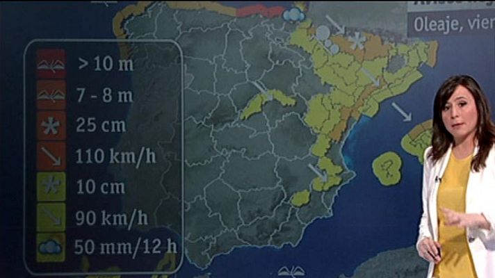 El tiempo - Alertas por viento en el norte y riesgo de aludes en el Pirineo