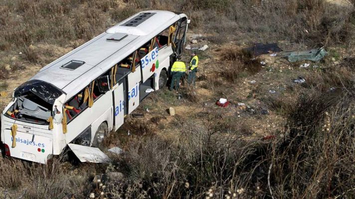 Accidente de autobús en Valencia