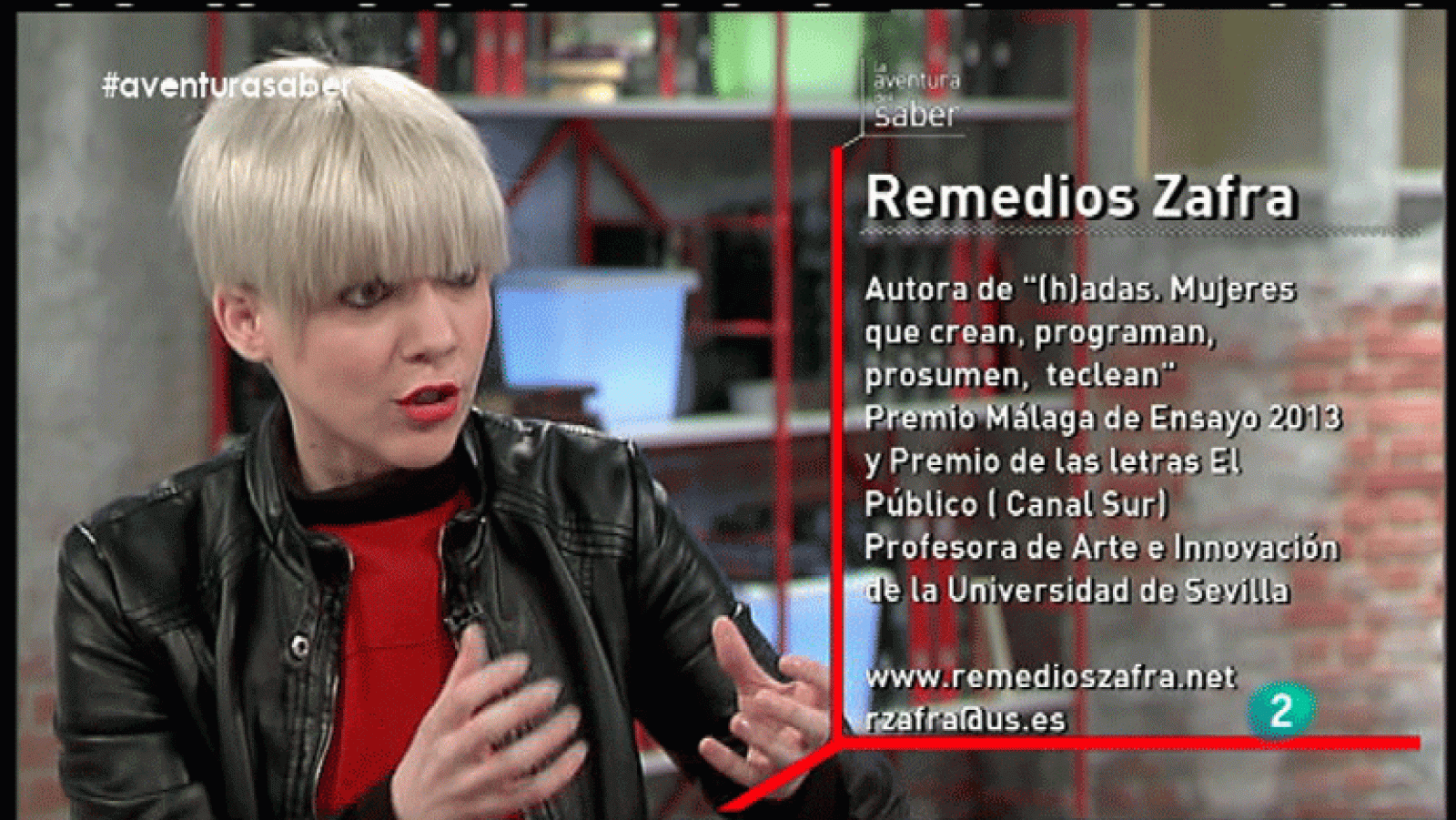 La Aventura del Saber. Remedios Zafra. (h)adas