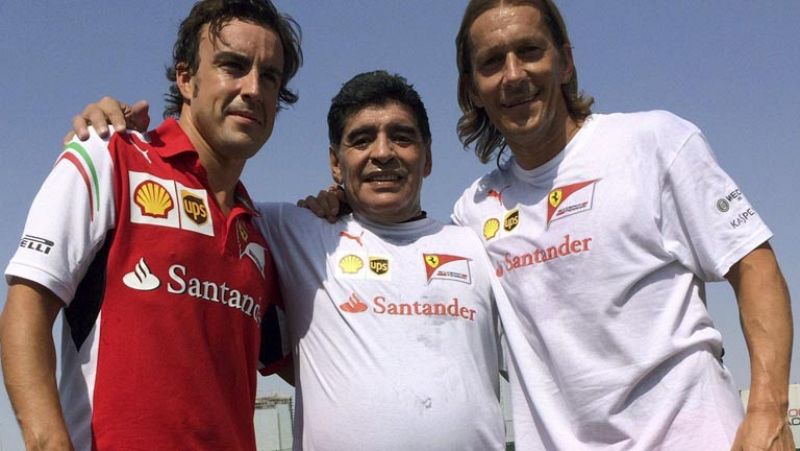 Fernando Alonso 'calienta motores' en Dubai
