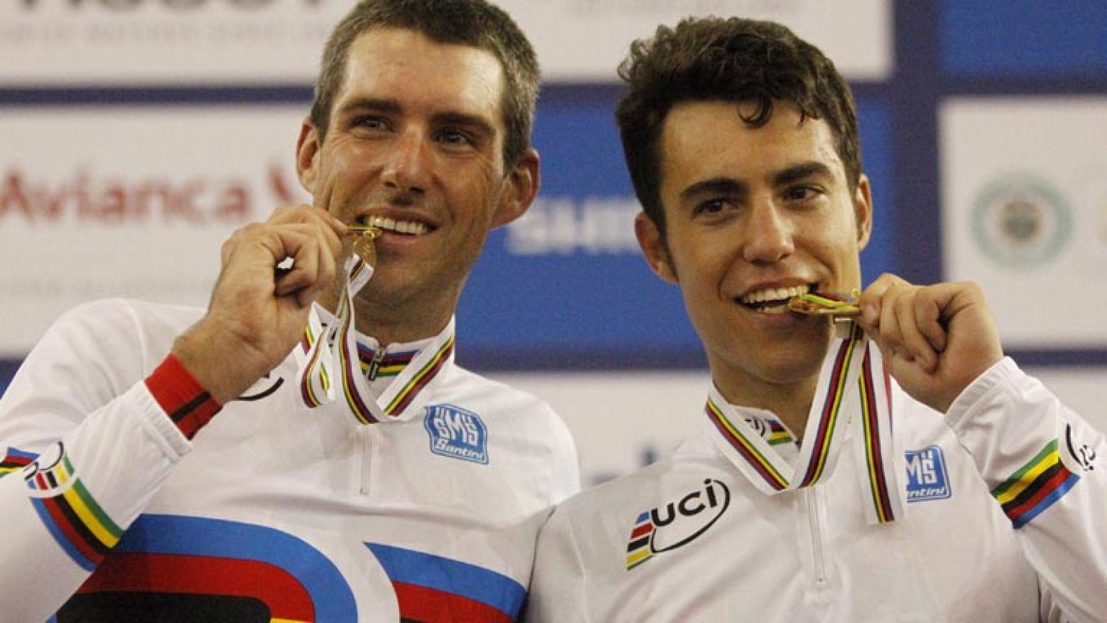 Los campeones mundiales de Madison regresan a casa