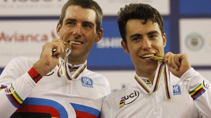 Telediario 1 - Los campeones mundiales de Madison regresan a casa