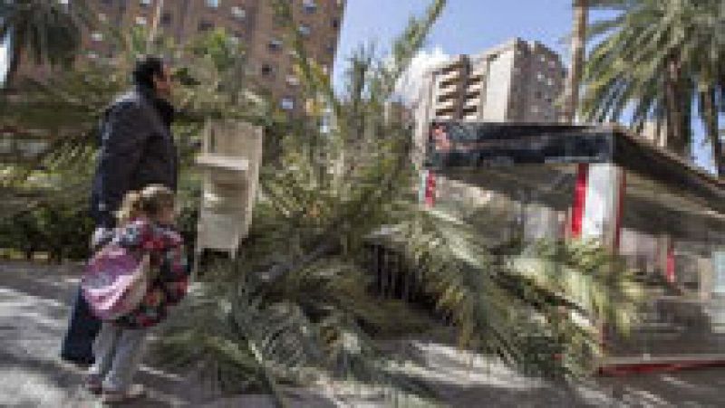 Viento fuerte, con rachas muy fuertes, en el área del Estrecho