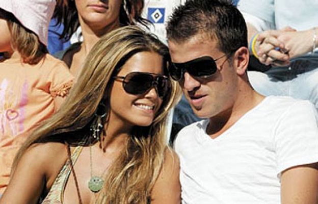 La pareja Van der Vaart